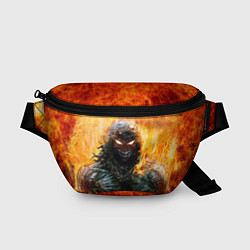 Поясная сумка Disturbed: Monster Flame, цвет: 3D-принт