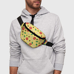 Поясная сумка Pizza, цвет: 3D-принт — фото 2