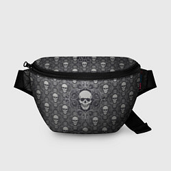 Поясная сумка Black Milk: Skulls, цвет: 3D-принт