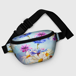 Поясная сумка Flowers, цвет: 3D-принт — фото 2