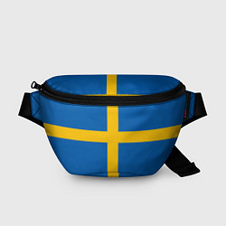 Поясная сумка Флаг Швеции, цвет: 3D-принт