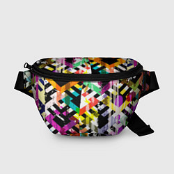 Поясная сумка Геометрия в красках, цвет: 3D-принт