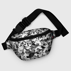 Поясная сумка Городской серый камуфляж, цвет: 3D-принт — фото 2