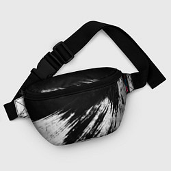 Поясная сумка Белый и черный, цвет: 3D-принт — фото 2