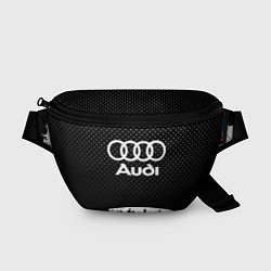 Поясная сумка Audi: Black Side, цвет: 3D-принт
