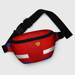 Поясная сумка Russia: Sport Tricolor, цвет: 3D-принт — фото 2