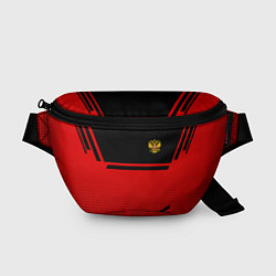Поясная сумка Russia: Red Sport, цвет: 3D-принт