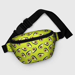 Поясная сумка Стиль авокадо, цвет: 3D-принт — фото 2