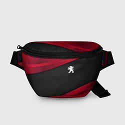 Поясная сумка Peugeot: Red Sport, цвет: 3D-принт