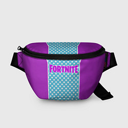 Поясная сумка Fortnite Violet, цвет: 3D-принт
