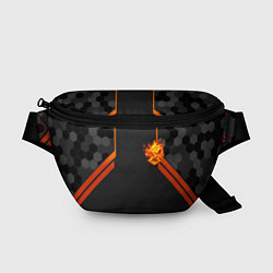 Поясная сумка Cyberpunk 2077: Samurai Flame, цвет: 3D-принт