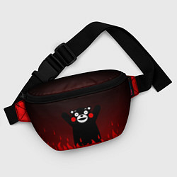 Поясная сумка Kumamon: Hell Flame, цвет: 3D-принт — фото 2