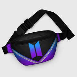 Поясная сумка BTS: Neon Symbol, цвет: 3D-принт — фото 2