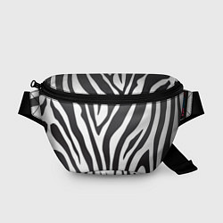 Поясная сумка Африканская зебра, цвет: 3D-принт
