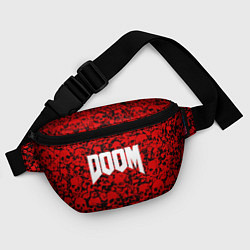 Поясная сумка DOOM: Blooded Skuls, цвет: 3D-принт — фото 2