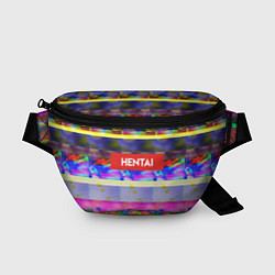 Поясная сумка Hentai TV, цвет: 3D-принт