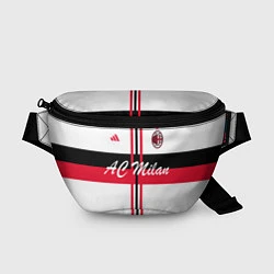 Поясная сумка AC Milan: White Form, цвет: 3D-принт