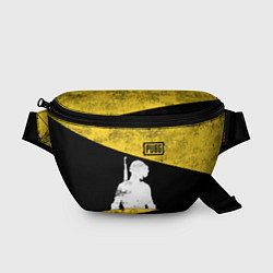 Поясная сумка PUBG: Yellow Grunge, цвет: 3D-принт