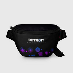 Поясная сумка Detroit: Become Human, цвет: 3D-принт