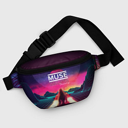 Поясная сумка Muse: Simulation Theory, цвет: 3D-принт — фото 2