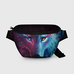 Поясная сумка Волчий взгляд, цвет: 3D-принт