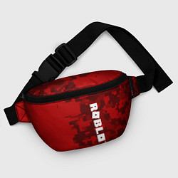 Поясная сумка ROBLOX: Red Camo, цвет: 3D-принт — фото 2