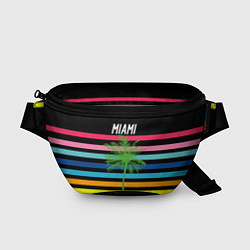 Поясная сумка Miami Paradise, цвет: 3D-принт