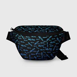 Поясная сумка Sally Face: Blue Pattern, цвет: 3D-принт