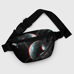 Поясная сумка Cosmos Glitch, цвет: 3D-принт — фото 2