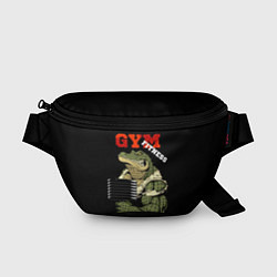 Поясная сумка GYM fitness crocodile, цвет: 3D-принт