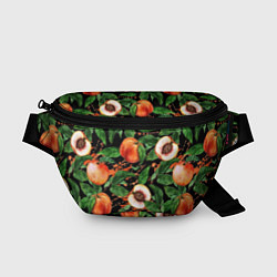 Поясная сумка Персики, цвет: 3D-принт