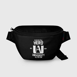 Поясная сумка My Hero Academia белый лого, цвет: 3D-принт