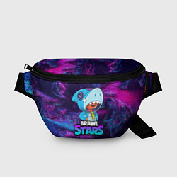 Поясная сумка BRAWL STARS LEON SHARK, цвет: 3D-принт