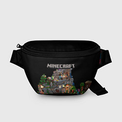 Поясная сумка MINECRAFT, цвет: 3D-принт