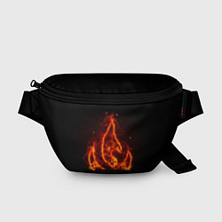 Поясная сумка Fire, цвет: 3D-принт
