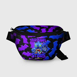 Поясная сумка BRAWL STARS LEON WOLF BAT, цвет: 3D-принт