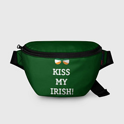 Поясная сумка Kiss my Irish, цвет: 3D-принт