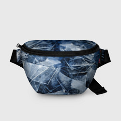 Поясная сумка Лёд, цвет: 3D-принт