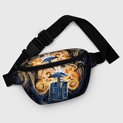 Поясная сумка Van Gogh Tardis, цвет: 3D-принт — фото 2