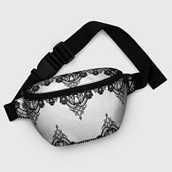 Поясная сумка Кружева, цвет: 3D-принт — фото 2