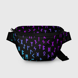 Поясная сумка РУНЫ, цвет: 3D-принт