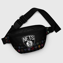 Поясная сумка Brooklyn Nets 1, цвет: 3D-принт — фото 2