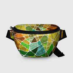 Поясная сумка Мозаика, цвет: 3D-принт