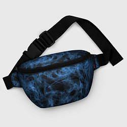 Поясная сумка Синий дым, цвет: 3D-принт — фото 2