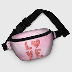 Поясная сумка Love Розы, цвет: 3D-принт — фото 2