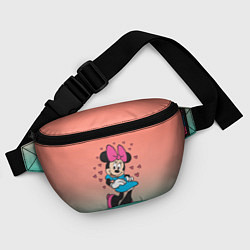 Поясная сумка Минни Маус, цвет: 3D-принт — фото 2