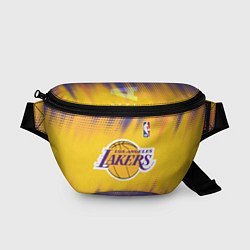 Поясная сумка Los Angeles Lakers, цвет: 3D-принт