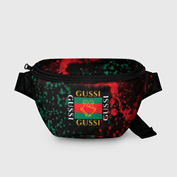 Поясная сумка GUSSI ГУСИ, цвет: 3D-принт