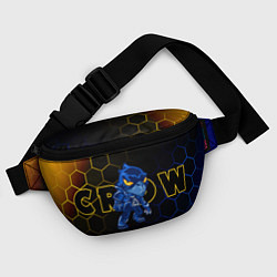 Поясная сумка BRAWL STARS CROW ВОРОН, цвет: 3D-принт — фото 2