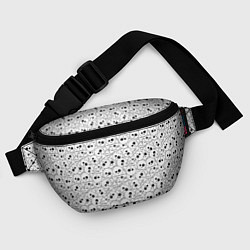 Поясная сумка Черепа черно-белые, цвет: 3D-принт — фото 2